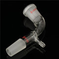 24/40 Glass Bend Connector Tube Vacuum Distillation Take Off Adapter