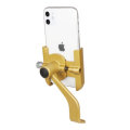 Bike Phone Holder 55-100mm Width Adjustable Phone Mount Waterproof 360 ... (TYPE: A | COLOR: GOLD)