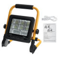 50W LED Flood light 2 Modes Adjustable Solar/DC Input Rechargeable Spotlight Portable Camping Light