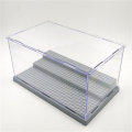 3 Steps Clear Acrylic Display Case Dustproof Tray Protection Toys DIY Box