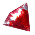 Orgone Pyramid Energy Generator Tower Healing Crystal Red Gemstone Home Decorations