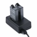 5V/2.1A USB Dual Port Battery Charger With Micro / Type-C Interface For GoPro Max Camera Battery