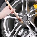 MATCC 2PCS Car Detail Brush Cleaning Brush Premium Bristle With Wooden Handle