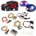 17PCS LED Front Rear lights + IC Lamp Group Headlight Kit For TRAXXAS Trx4 RC Car Parts