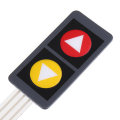 3Pcs 2 Key Press Film Switch Module with Symbol Single Chip Microcomputer Extended Keyboard Electron