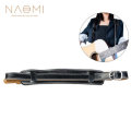 NAOMI Electric Guitar Strap Leather Black Adjustable Shoulder Strap For Guitar Electric Guitar Bass