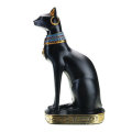 Vintage Egyptian Retro Bastet Goddess Cat Pharaoh Figurine Statue Ancient Sculpture Statue Home Gard