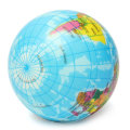 Earth Globe Planet World Map Foam Stress Relief Bouncy Press Ball Geography Toy