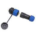 SP16 IP68 Waterproof Connector Male Plug & Female Socket 2 Pin Panel Mount Wire Cable Connector Avia