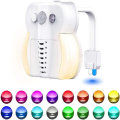 3 in 1 Toilet UV Night Light 16 Colors Changeable LED UV Toilet Bowl LED Luminaria Lamp Motion Senso