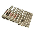 11Pcs 3-14mm Diamond Coated Core Hole Saw Drill Bit Set Tools for Tiles Marble Glass