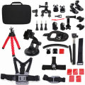 33 In 1 Sportscamera Accessories Kit For Gopro Hero 2 3 4 3 Plus SJcam SJ4000 5000 6000 Yi Sportscam