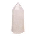 3Pcs Natural Rose Quartz Green Fluorite Obelisk Amethyst Crystals Point Wand Healing