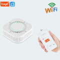 WiFi Smoke Detector Fire Protection Portable Smoke Detector Home Safe Security Smoke Alarm Sensor TU