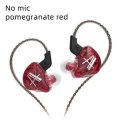 CCA CA2 1DD In Ear Earphone HIFI Metal Headphones Wired Earbuds Dee... (COLOR.: RED | TYPE: WITHMIC)