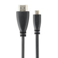 3pcs Micro HDMI to HDMI HD Cable 1 Meter Data Conversion Display Cable