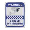 6Pcs 70x90mm Security Camera Surveillance Warning CCTV Sticker for Home Office