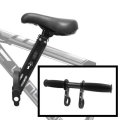 BIKIGHT Child Seat+Handlebar Bike Front Mounted Bicycle Seats Quick Release Kids Saddle Parts for 2-