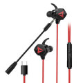 Bakeey G5 3.5mm/Type-C Gaming Headset Phone PC Earphone Wired Earpiec... (TYPE: TYPE-C | COLOR: RED)