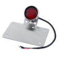 12V Motorcycle License Plate With Tail Light Rear Brake LED Turn Signal Lights Stop Lamp Universal S