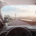 Universal Car Digital A-pillar HUD Head Up Display Intelligent OBD + GPS Dual System Smart Gauge Met