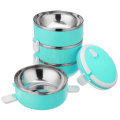 1-4 Layer Stainless Steel Lunch Box Bento Box Camping Picnic Food Stora... (SIZE: #1 | COLOR: GREEN)