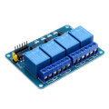 10pcs 5V 4 Channel Relay Module For PIC ARM DSP AVR MSP430 Blue Geekcreit for Arduino - products tha