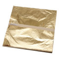 100Pcs Imitation Gold Foil Sheets Copper Leaf Sheets Transfer Leaf Sheets Gold Leaf Booklet 16cm16