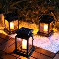 Solar Powered Hanging Lantern LED Solar Candle Lights Outdoor Decorative Path Light Lawn Light for P