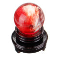 Red Citrine Calcite Quartz Gemstone Stand Crystals Sphere Ball Healing 60mm-80mm