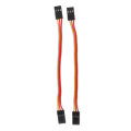 2Pcs 10cm Servo Extension Lead Wire Cable Futaba JR Male to Female for RC Servo