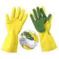 Honana 1 Pair Creative Home Washing Cleaning Gloves Garden Kitchen Dish Sponge Fingers Rubber Househ