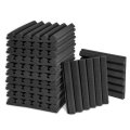 12Pcs 2x12x12 Inch Sound Foam Panels Acoustic Foam Tiles Wall Studio Soundproofing Panels Cinema Muf