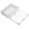263 x 185 x 95mm DIY Plastic Waterproof Housing Transparent Cover Electronic Junction Case Power Sup