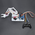 SNAM5100 DIY  4DOF Acrylic RC Robot Arm PS2 Stick Control With MG90S Servos