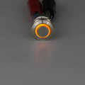 10pcs 12mm Yellow LED Metal Push Button Latching Switch 4Pin Waterproof Push Button Switch