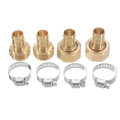 3/4`` NPT Brass Male Female Connector Garden Hose Repair Quick Connect Water Pipe Fittings Car Wash