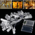 3M 20LED Holder Clip Fairy Sliver Wire String Light Battery Christmas Party Holiday Decor