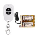 DC3.7V/5V/12V 433MHz Wide Voltage 2 Way Remote Control Switch Miniature Universal Learning Code Norm
