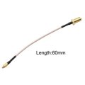 10 pcs RJXHOBBY MMCX to SMA Female 60mm Low Loss FPV Antenna Extension Cable Adapter For FPV RC Dron