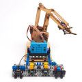 KittenBot Microbit DIY 4DOF Programmable Wood Bluetooth Control RC Robot Arm Educational Kit