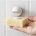 Magnetic Soap Holder Container Wall Attachment Adhesion Draining Soap Holder Shower Storage Soap Dis