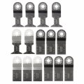 15pcs Mix Saw Blades Tool Set for Fein Multimaster Oscillating Tools