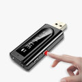 bluetooth 5.0 Audio Wireless Receiver Transmitter Adapter Black MP3 Player AUX FM Dual Output TF USB