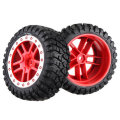 2PCS Remo Hobby RP2046 Tires Wheel Rims for 1021 1025 8025 8051 8055 8081 8085 RC Car