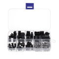 200pcs 2.54mm Dupont Terminal Male/Female Pin SM2.54 Cable Plug 2/3/4/5 Pin Electrical Jumper Header