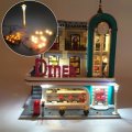DIY LED Light Lighting Kit ONLY For LEGO 10260 Downtown Diner Building Bricks Toys