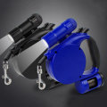 4.5M 20kg Retractable Dog Leash Automatic Walking Leash Lead with LED Garbage Dispenser Night Light
