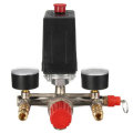 Regulator Air Compressor Pump Pressure Control Switch Valve Gauge Heaty Duty