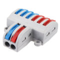 SPL-62 Two Groups of Parallel One-in Three-out Splitter Terminal Wire Connector